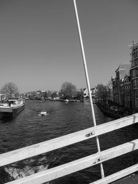 Cidades Dordrecht Haarlem Nos Países Baixos — Fotografia de Stock