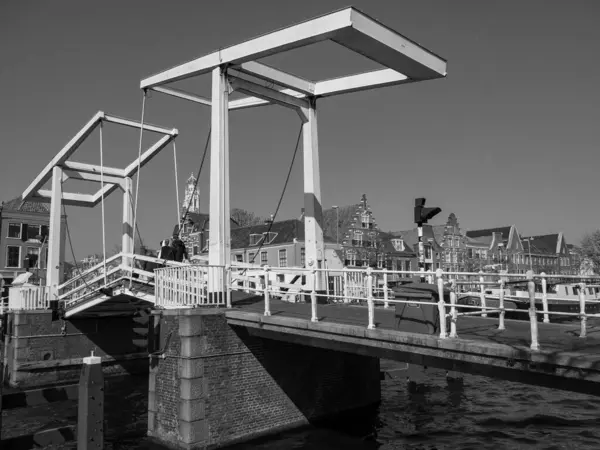 Les Villes Dordrecht Haarlem Aux Pays Bas — Photo