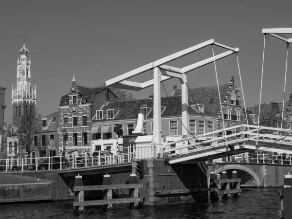 Les Villes Dordrecht Haarlem Aux Pays Bas — Photo