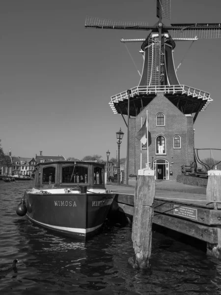 Les Villes Dordrecht Haarlem Aux Pays Bas — Photo