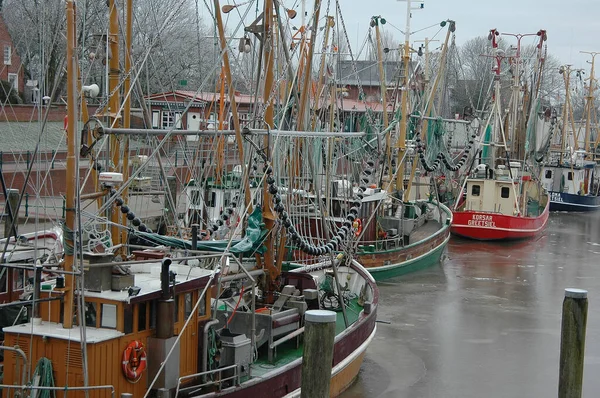 Winter Time Greetsiel North Sea — Stock Photo, Image