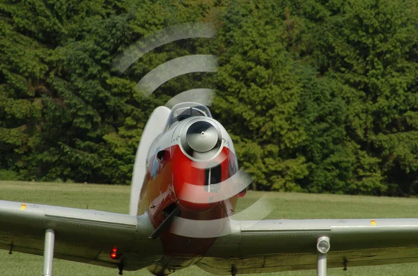 Letadla Malém Letišti Německu — Stock fotografie