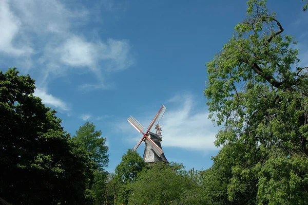 Molino Viento Ciudad Bremen —  Fotos de Stock