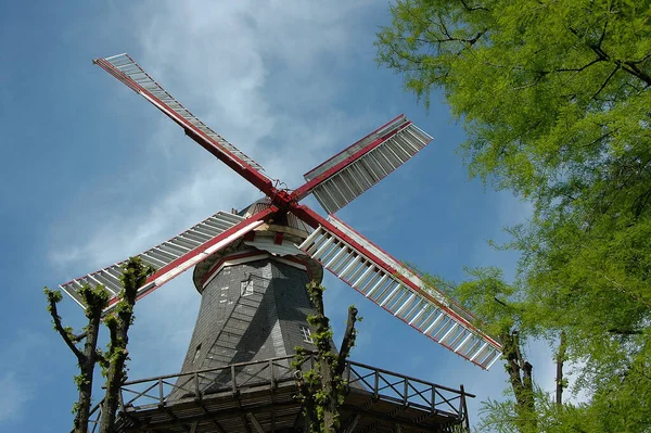 Väderkvarn Staden Bremen — Stockfoto