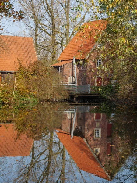 Herbstzeit Münsterland Bei Leer — Stockfoto