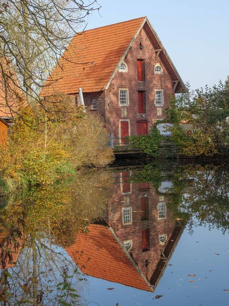 Ősszel Német Muensterland Közelében Legden — Stock Fotó