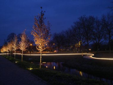 Almanya 'daki Raesfeld Kalesi' nde Noel zamanı.