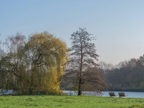 Autumn Time Lake Germany — Stock Photo, Image