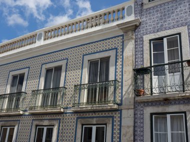 Lizbon, Portekiz 'deki tagus nehrinde.