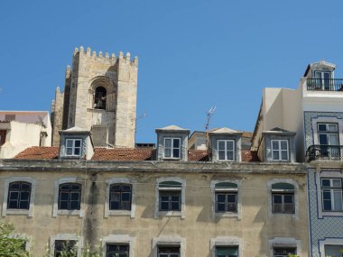 Lizbon, Portekiz 'deki tagus nehrinde.