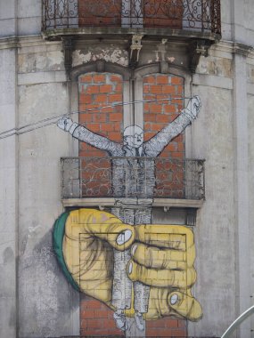 Lizbon, Portekiz 'deki tagus nehrinde.