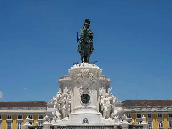 Lisszabon Tagus Folyónál Portugáliában — Stock Fotó
