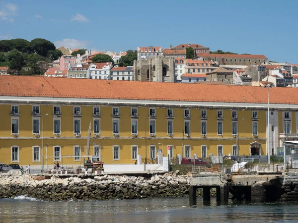 Lisbona Fiume Tago Portogallo — Foto Stock