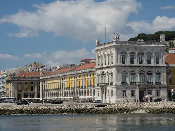 Lissabon Aan Tagus Rivier Portugal — Stockfoto