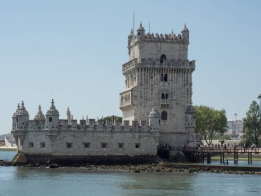 Lizbon, Portekiz 'deki tagus nehrinde.