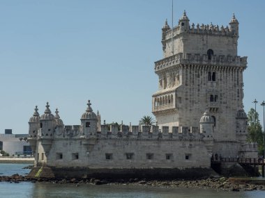 Lizbon, Portekiz 'deki tagus nehrinde.