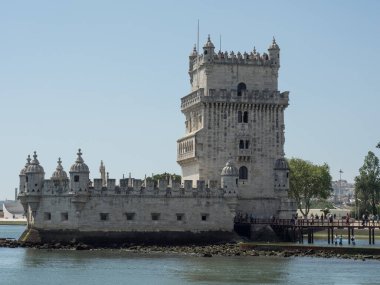 Lizbon, Portekiz 'deki tagus nehrinde.