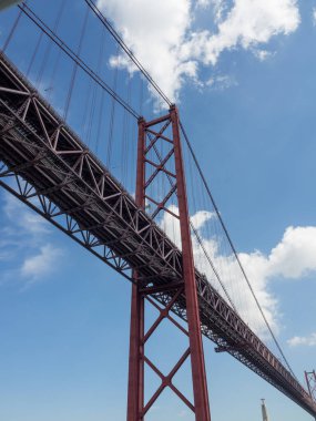 Lizbon, Portekiz 'deki tagus nehrinde.