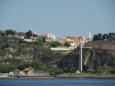 Lizbon, Portekiz 'deki tagus nehrinde.