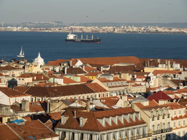 Lisabon Řeky Tagus Portugalsku — Stock fotografie