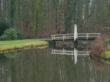 Alman Baumberge 'inde yürüyüş.