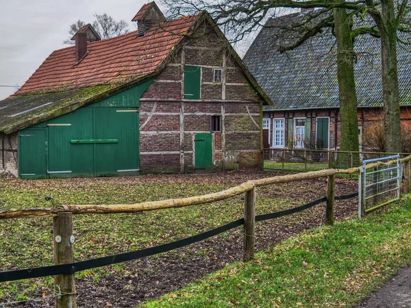 Samll Dorp Het Duitse Westfalen — Stockfoto