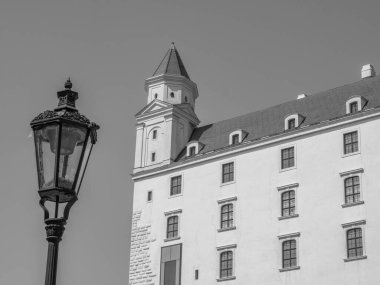 Bratislava şehri Danube nehrinde