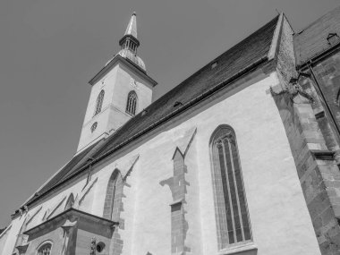 Bratislava şehri Danube nehrinde