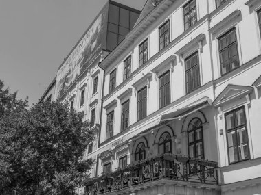 Bratislava şehri Danube nehrinde