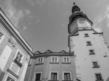 Bratislava şehri Danube nehrinde