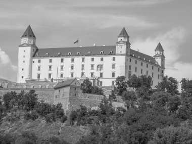 Bratislava şehri Danube nehrinde