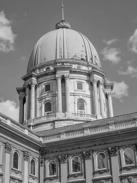 Ville Budapest Bord Danube — Photo