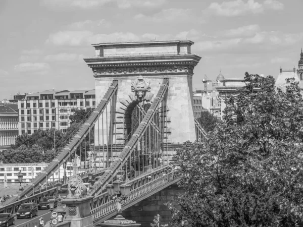 Staden Budapest Vid Floden Danube — Stockfoto