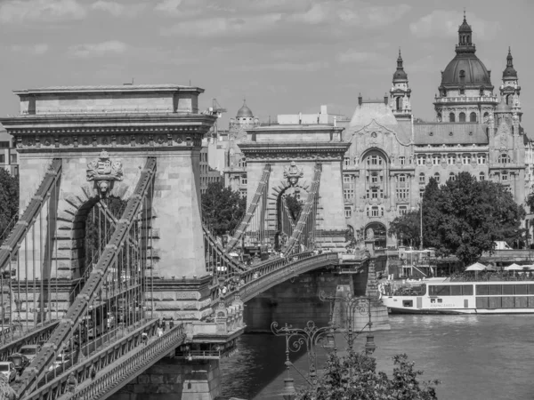 City Budapest Danube River — Stock Photo, Image