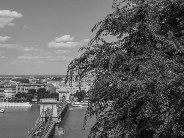 Cidade Budapeste Rio Danúbio — Fotografia de Stock