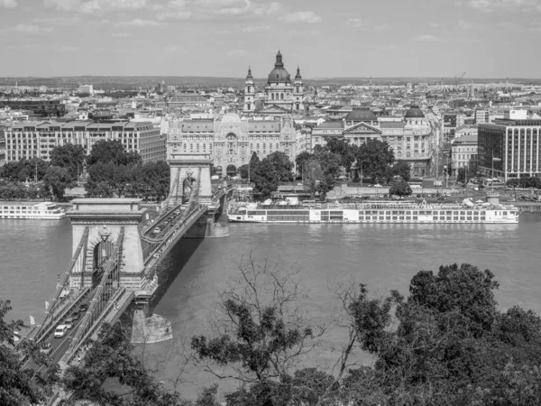 Miasto Budapest Nad Dunajem — Zdjęcie stockowe