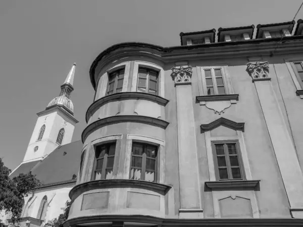 Bratislava City Danube River — Stock Photo, Image