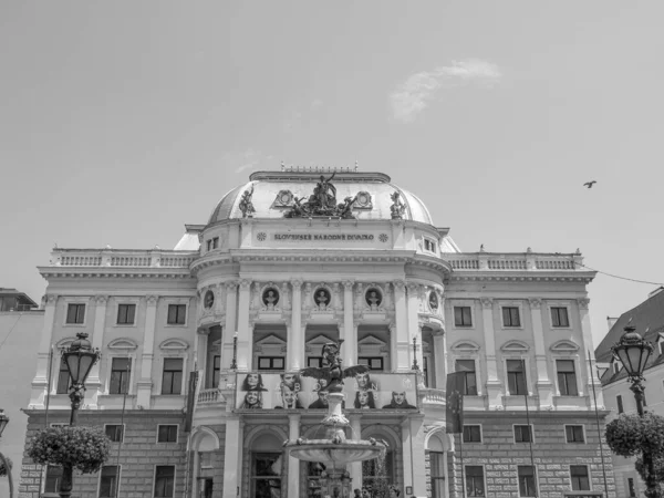 Bratislava Stad Aan Rivier Danube — Stockfoto