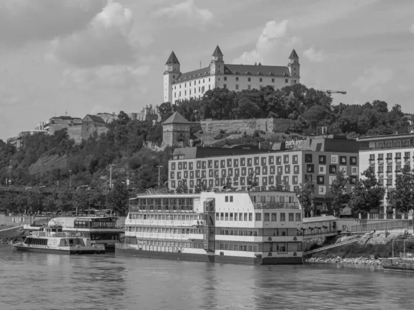 Ville Bratislava Bord Danube — Photo