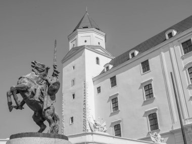 Bratislava şehri Danube nehrinde