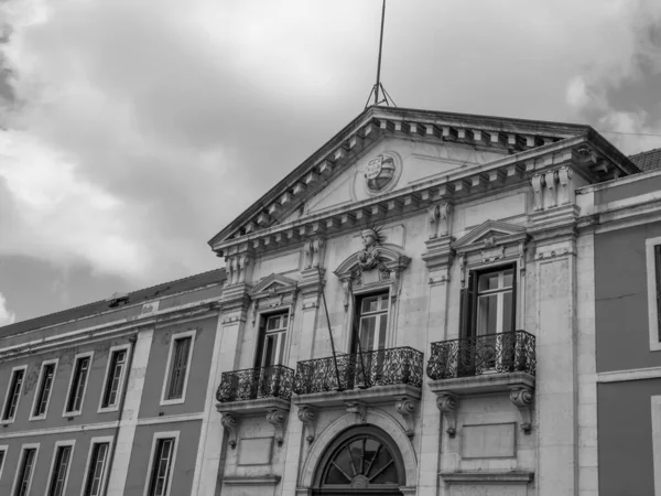 Città Lisbona Fiume Tago — Foto Stock