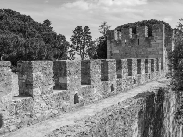 Città Lisbona Fiume Tago — Foto Stock