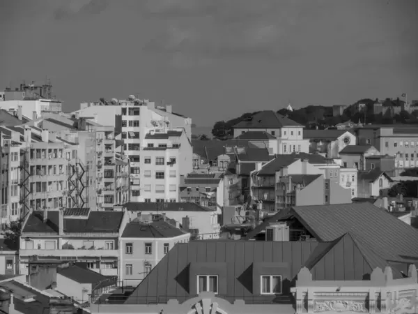 Ciudad Lisboa Río Tajo — Foto de Stock