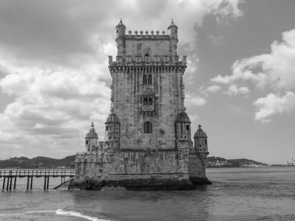 Cidade Lisboa Rio Tejo — Fotografia de Stock