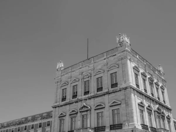 Città Lisbona Fiume Tago — Foto Stock