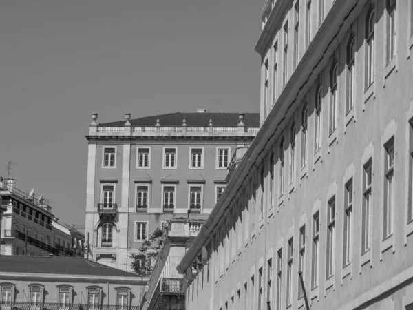 Die Stadt Lissabon Fluss Tajo — Stockfoto