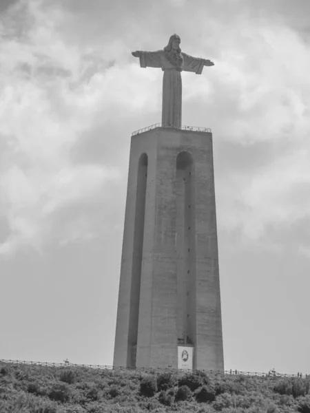 Stad Lissabon Aan Tagus Rivier — Stockfoto