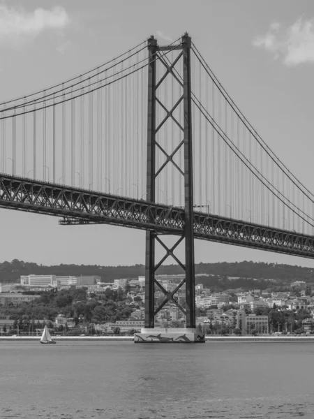 Cidade Lisboa Rio Tejo — Fotografia de Stock