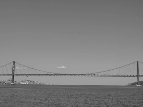 Cidade Lisboa Rio Tejo — Fotografia de Stock