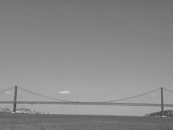 Stad Lissabon Aan Tagus Rivier — Stockfoto